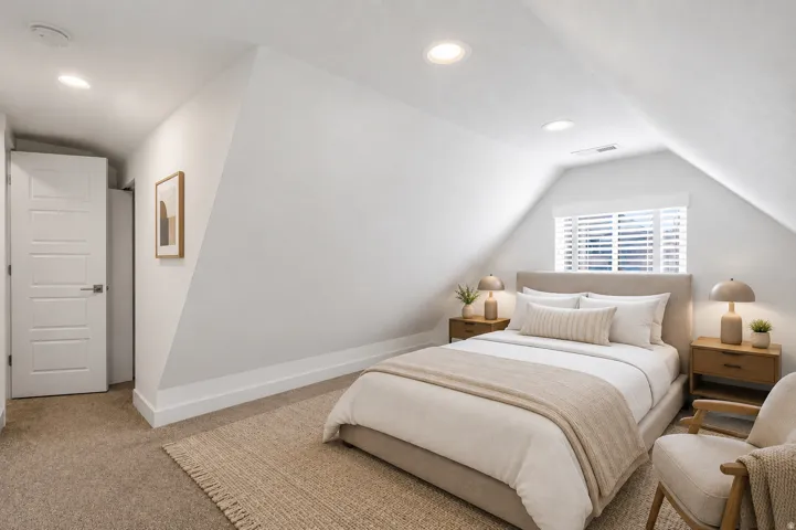 Virtually Staged bedroom #4