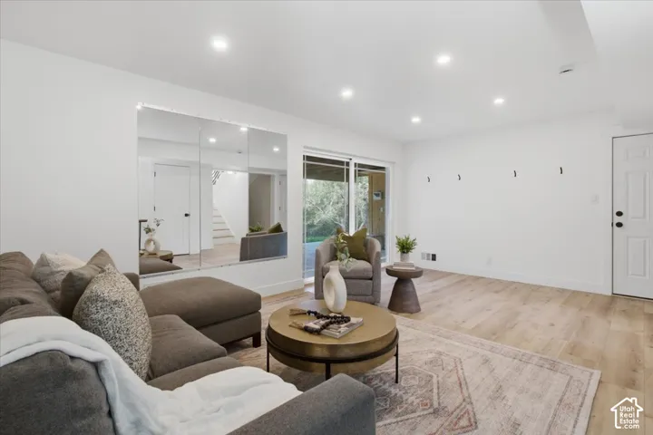 Another angle of the downstairs rec room