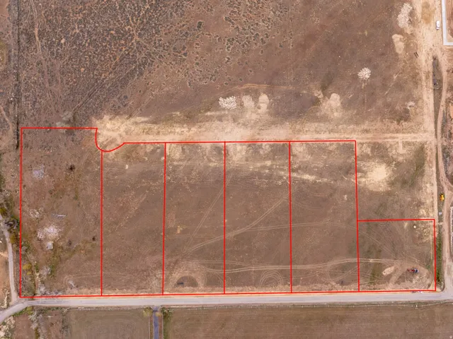 Aerial Property Map. Illustrating the property's boundaries and subdivisions