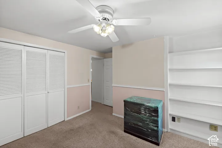 The second bedroom has lots of great storage.