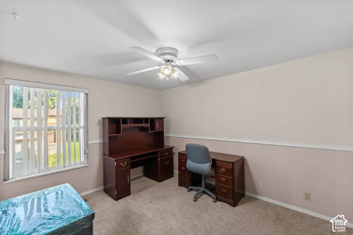 The second bedroom is also quite large