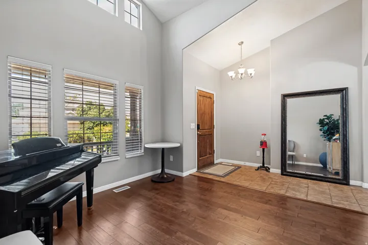 Vaulted ceilings with clerestory windows