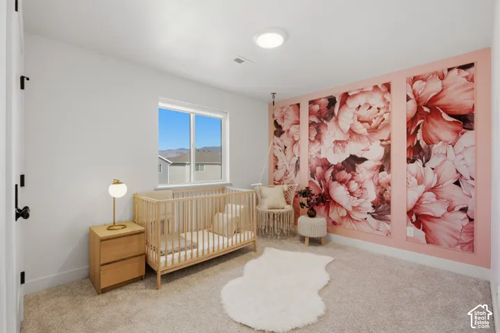 Beautiful Accent Wall in Upstairs Bedroom