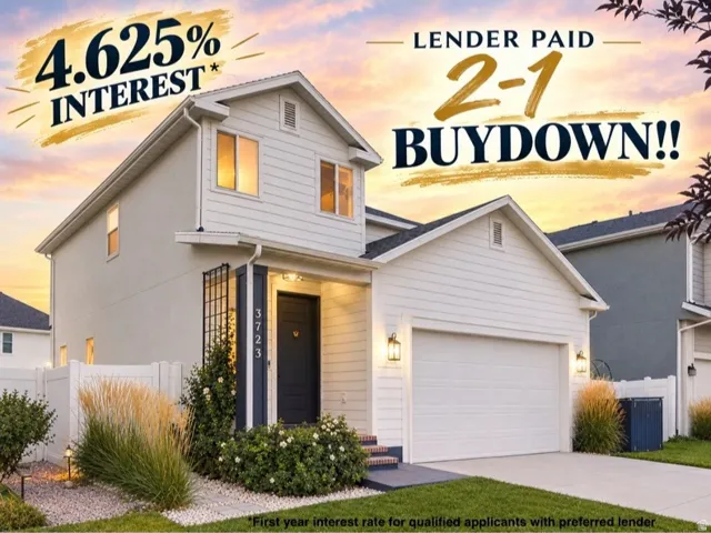 2-1 Interest Rate Buydown available for qualified applicants when using preferred lender.