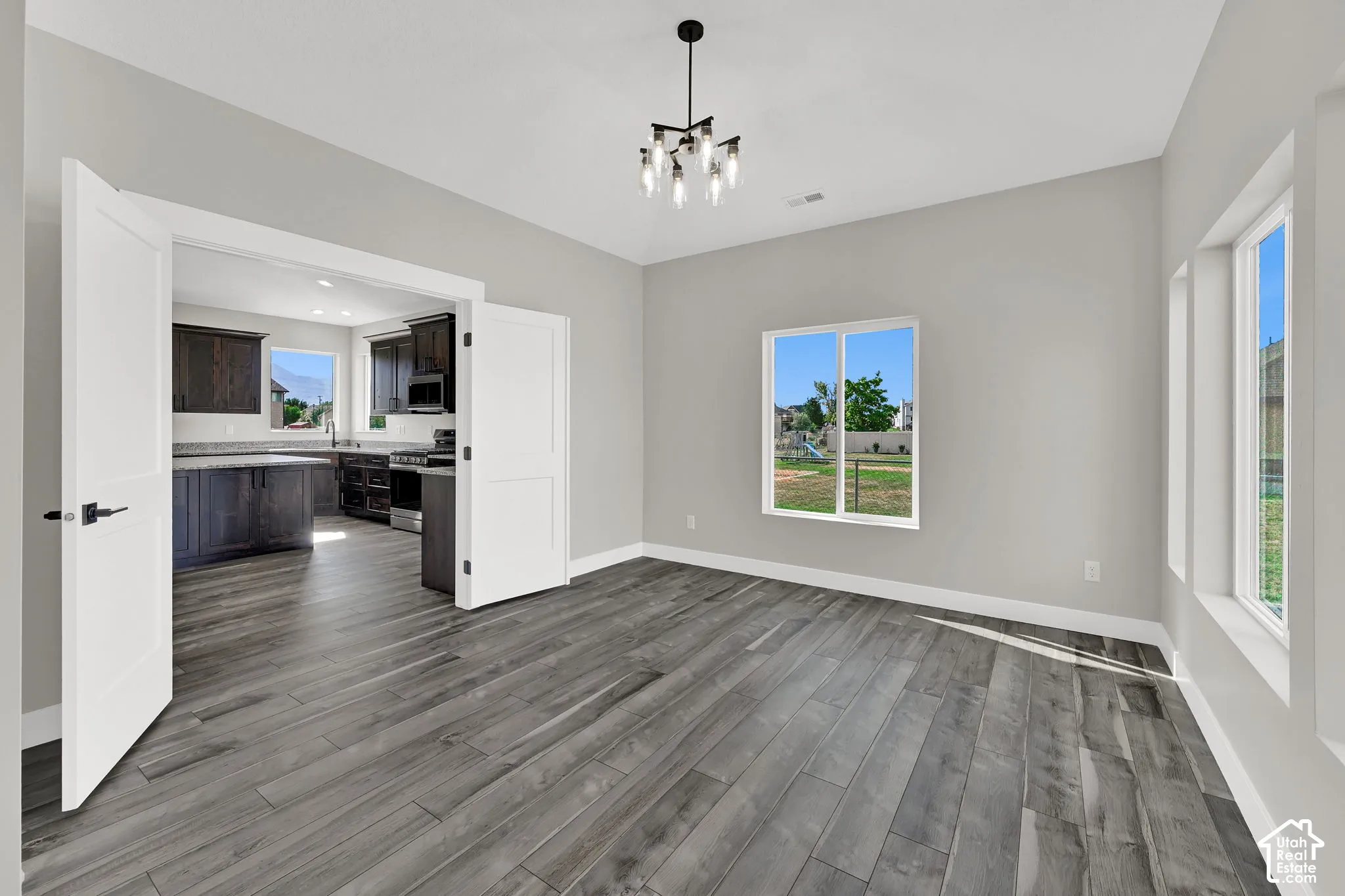 Beautifully designed to be a flexible space for Living, Dining, or Study