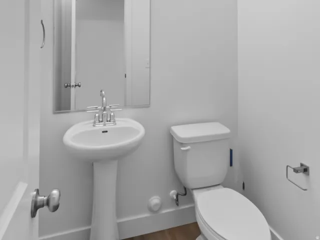 Main floor half bath