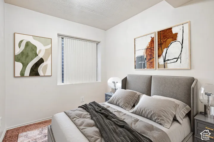 Window with vertical blinds