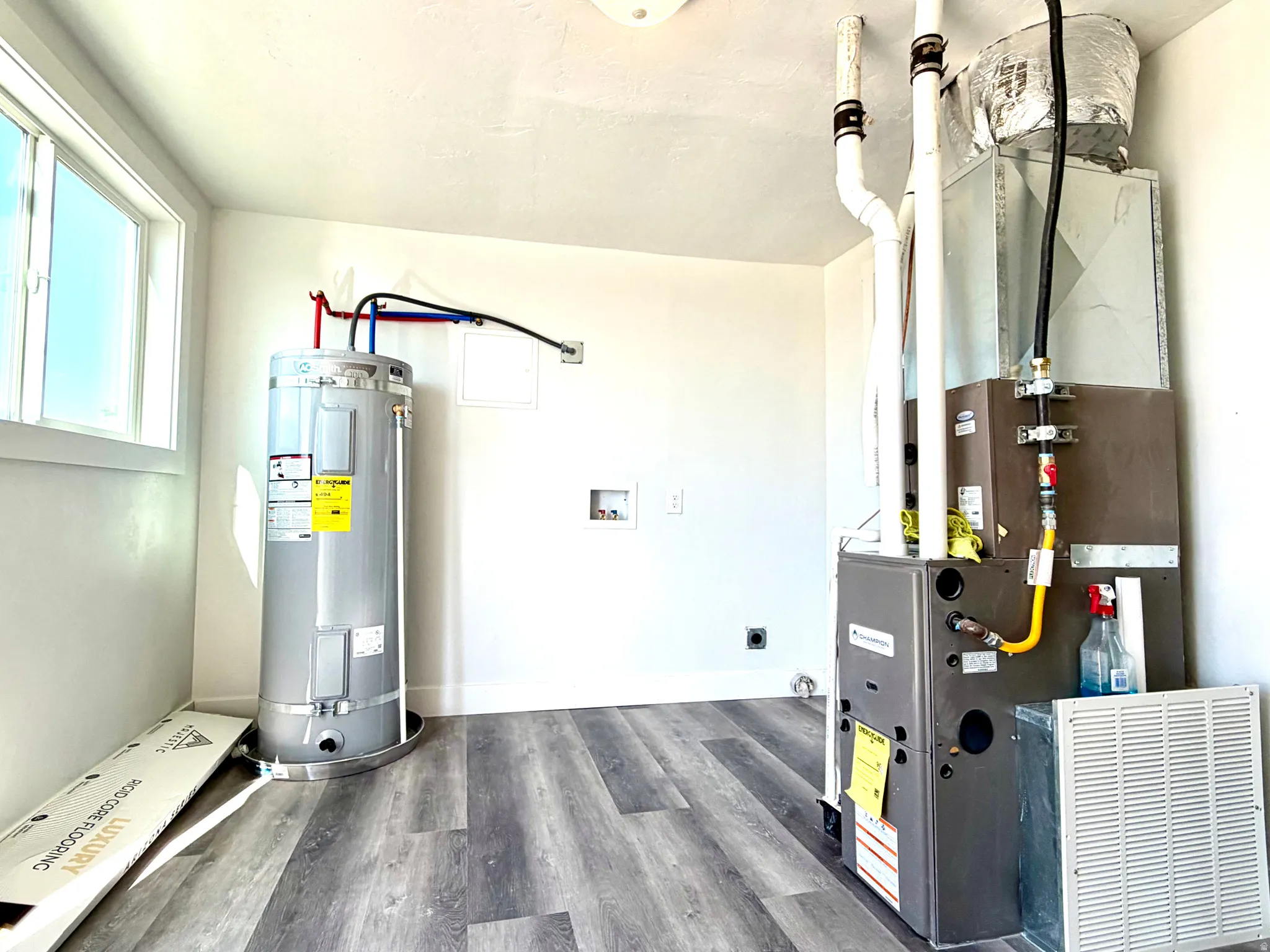 New furnace & water heater!