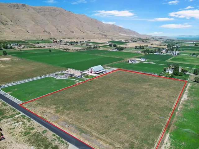 Expansive undeveloped lot with perimeter marking