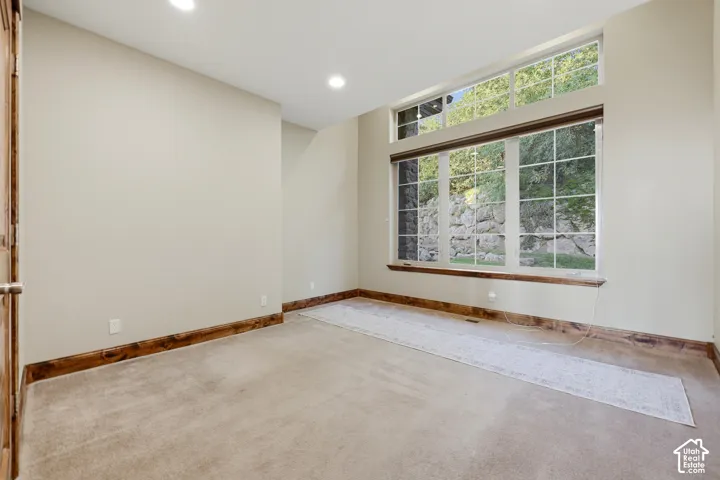 Bedroom or den on main floor with east view