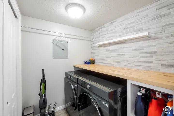 Laundry room with extra storage
