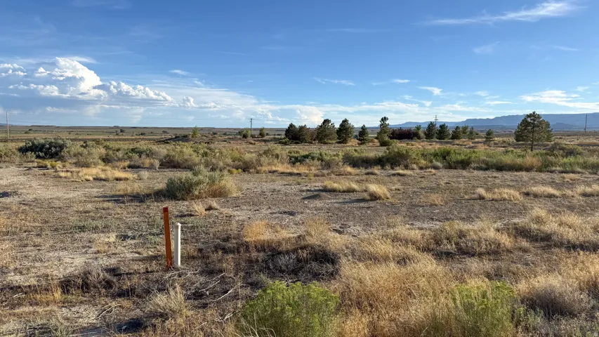 Expansive open terrain featuring natural vegetation, distant mountains, and clear skies
