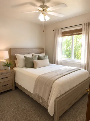 Ceiling fan with light fixture
