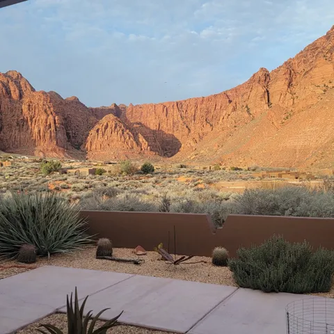 View of Hellhole Canyon from front patio