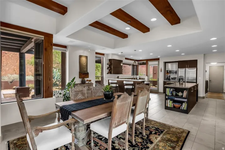 Dining Area to Kitchen