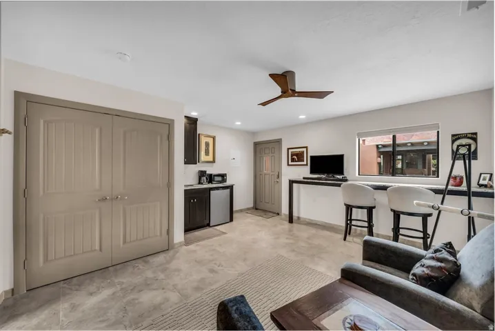 Casita Living area and Kitchenette