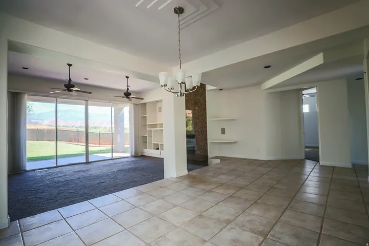 Dining area and Great Room (Pre-leasing photo)