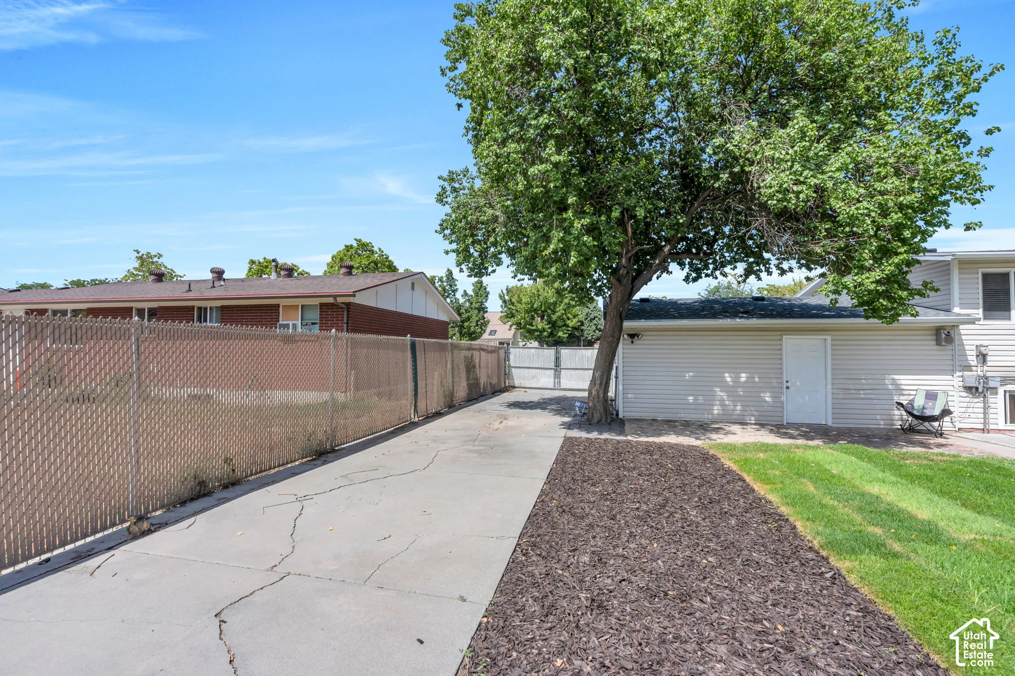 Extra-long, gated RV parking with room for an RV, boat, trailer or additional vehicles.