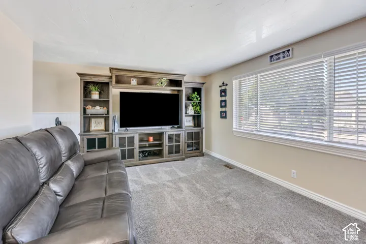 Bright and comfortable main-level living room with plenty of natural light.