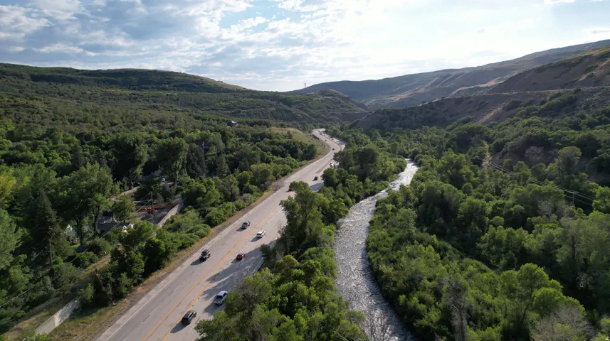 Provo Canyon with Provo River