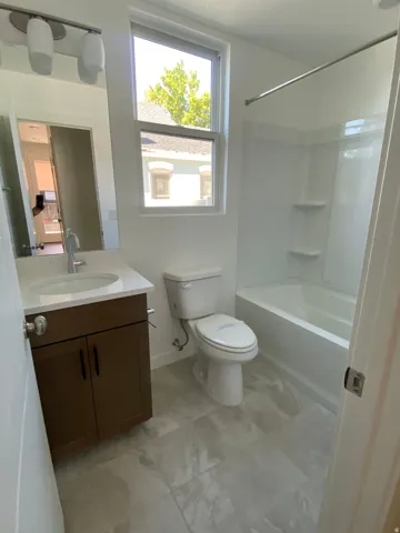 A full separate bathroom for each bedroom!