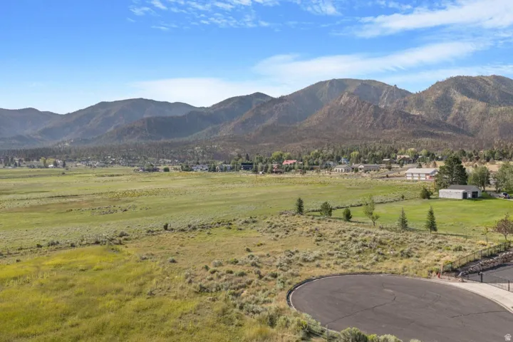Expansive open terrain with distant mountainous backdrop