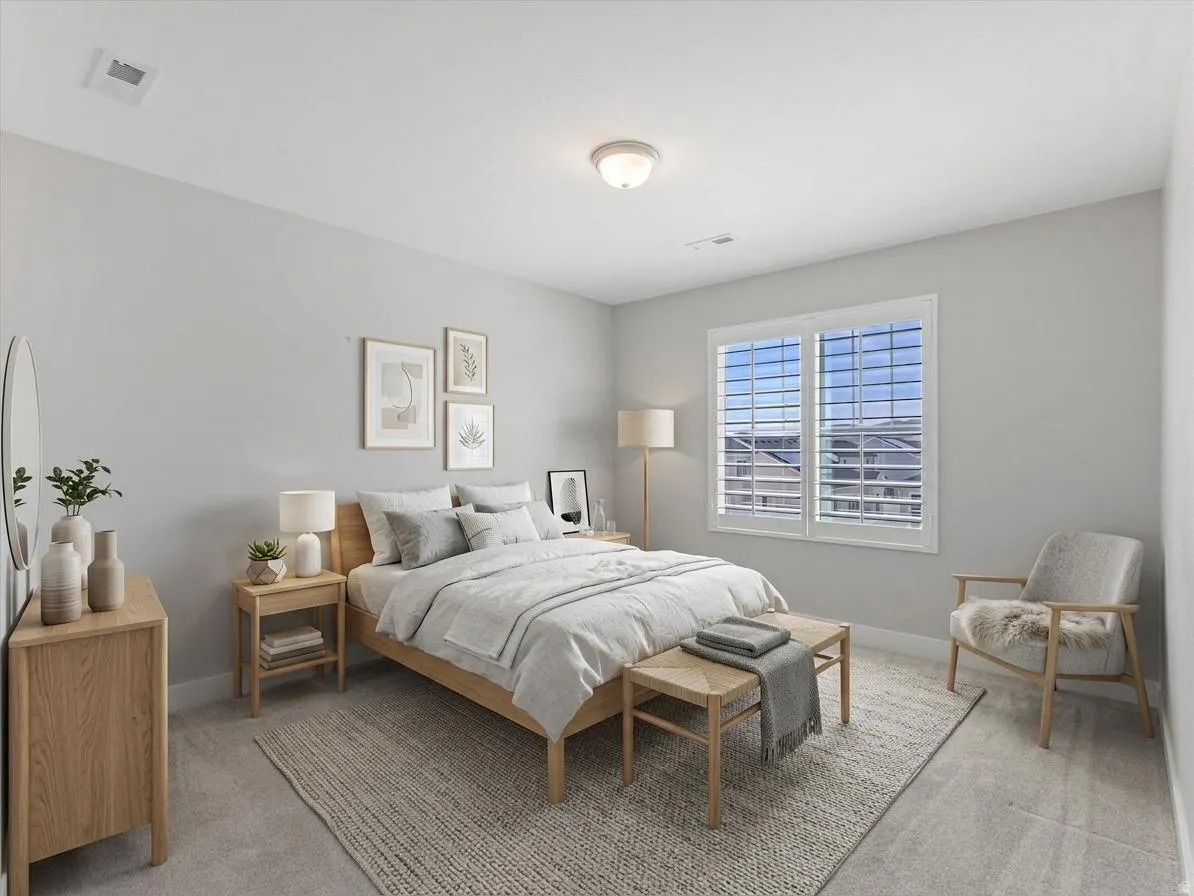 Virtually Staged Bedroom