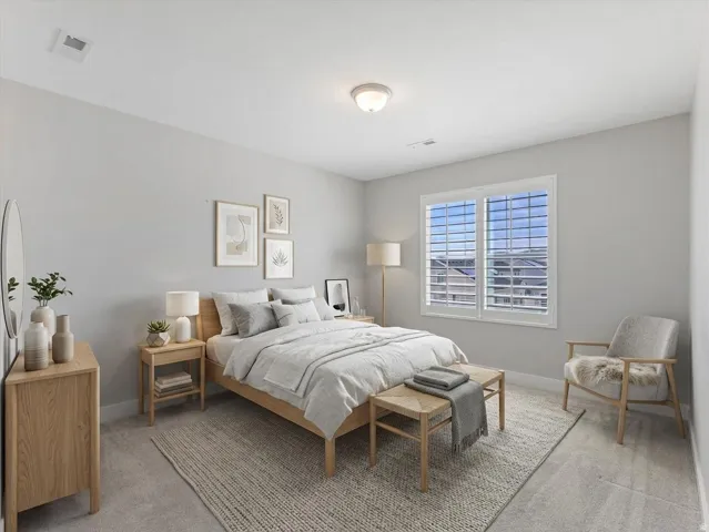 Virtually Staged Bedroom