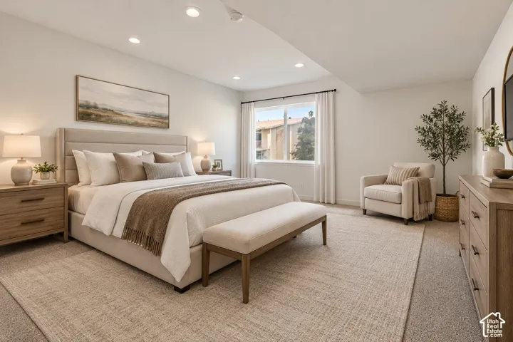 Bedroom 1 - Virtually Staged