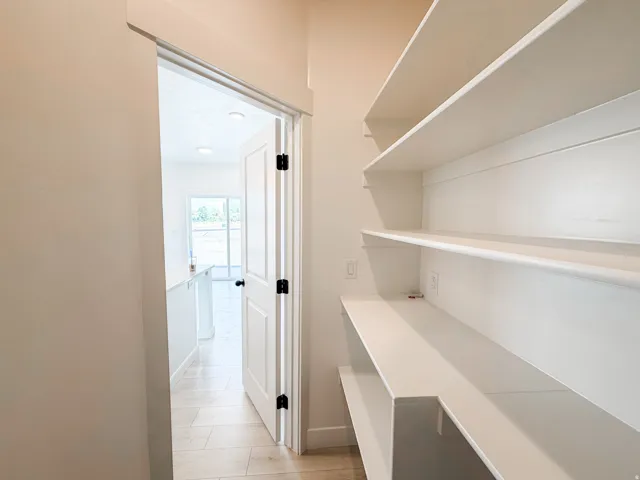 Large walk-in pantry