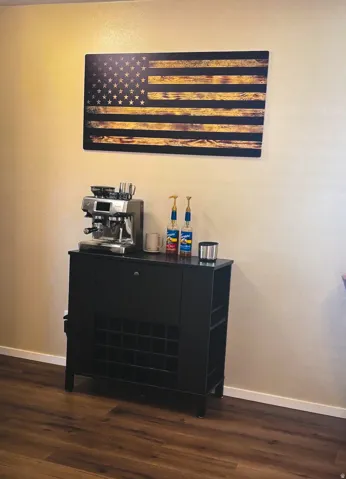 coffee or hot chocolate bar