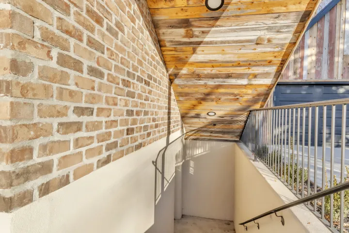 Separate outside entrance to basement