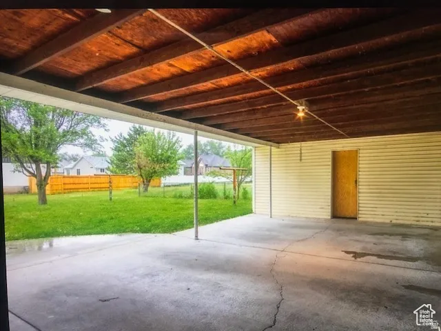 Roof parking + shade