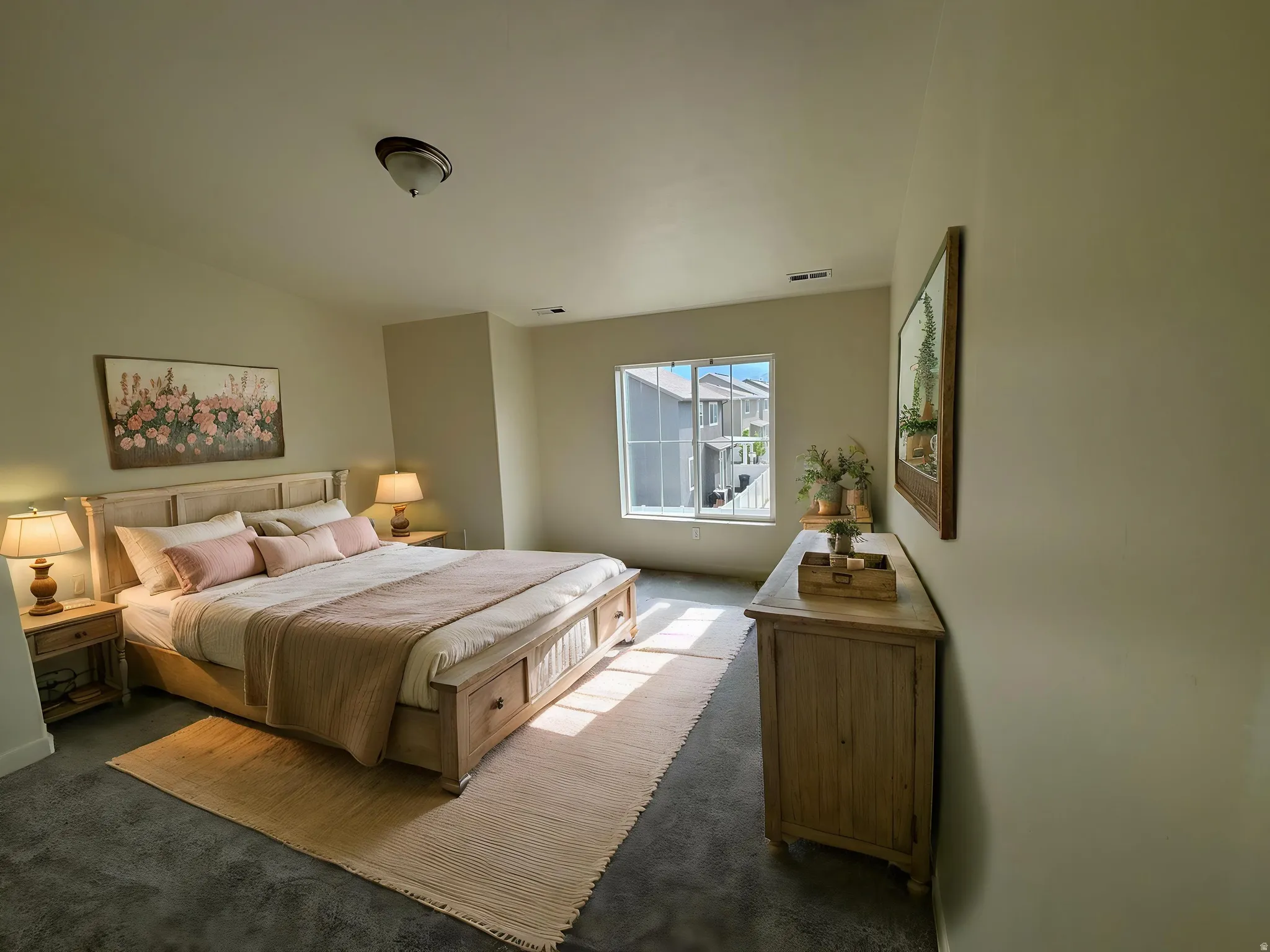 Master Bedroom. Recessed ceiling light fixture