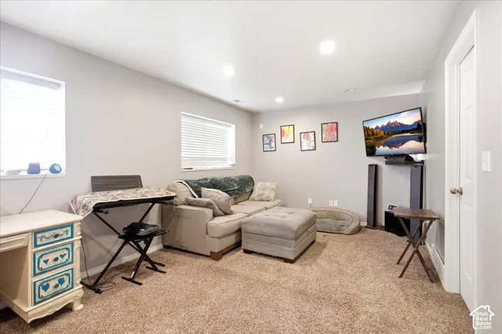 lower level gathering area
