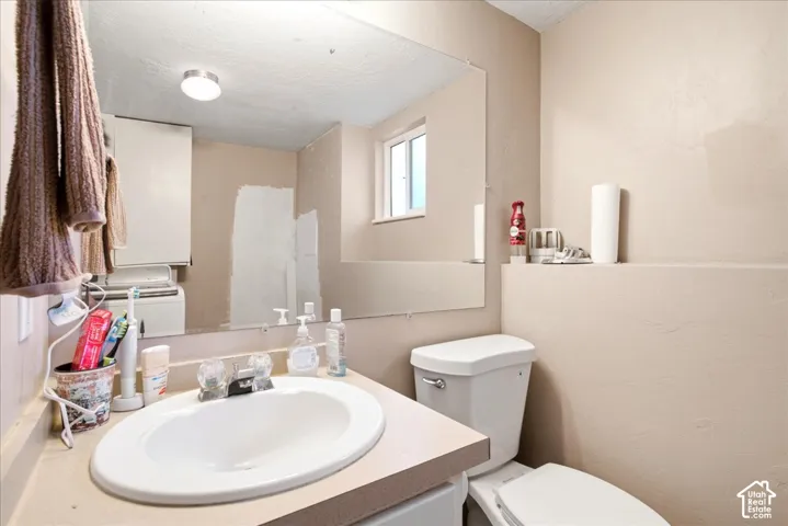 lower level 3/4 bath and laundry room.  shower is on order and will be installed shortly