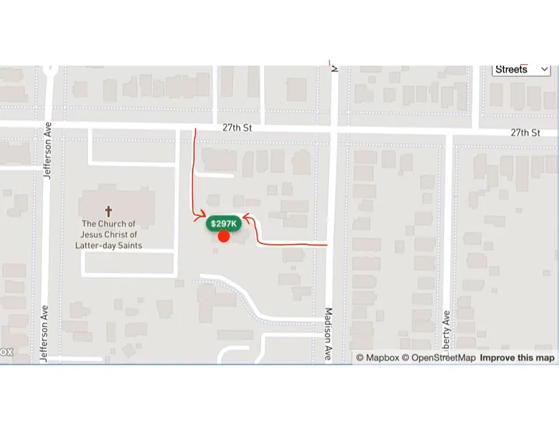 Property can be accessed from both 27th st. & Madison Ave.