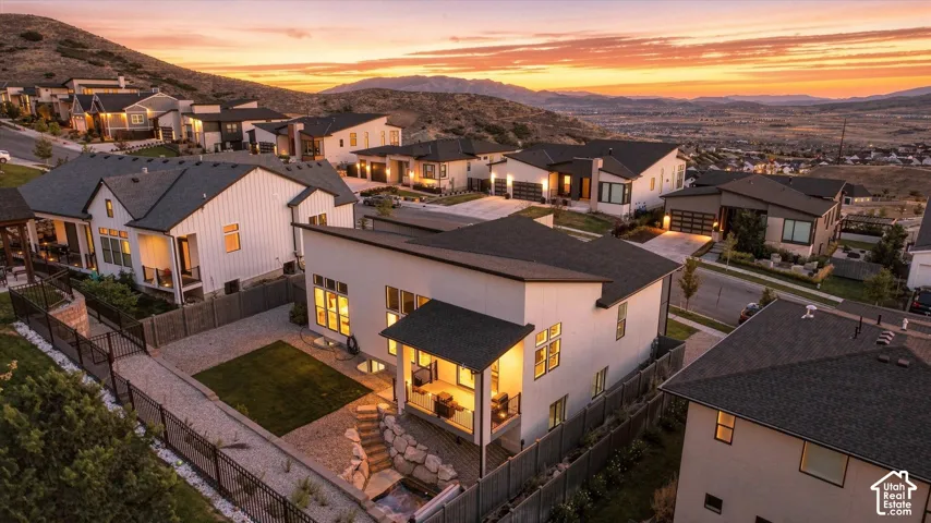 Modern architectural design featuring flat and pitched roofs
