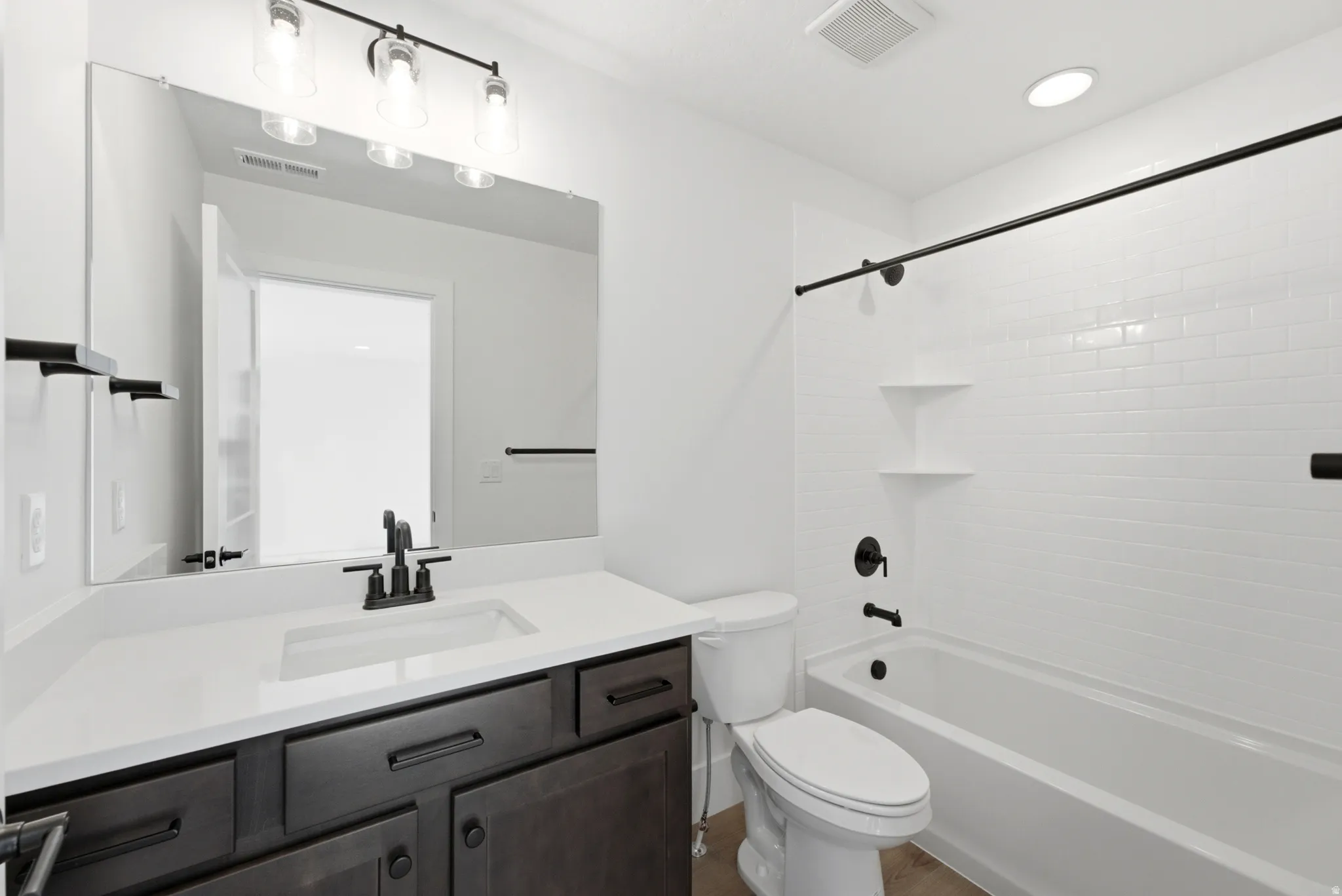 Bathroom off bedroom 1 of 3 on upper level