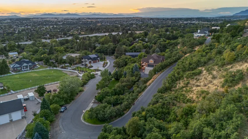 Aerial of property. A true corner lot.
