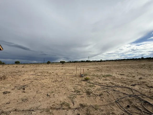 Expansive open lot with natural terrain