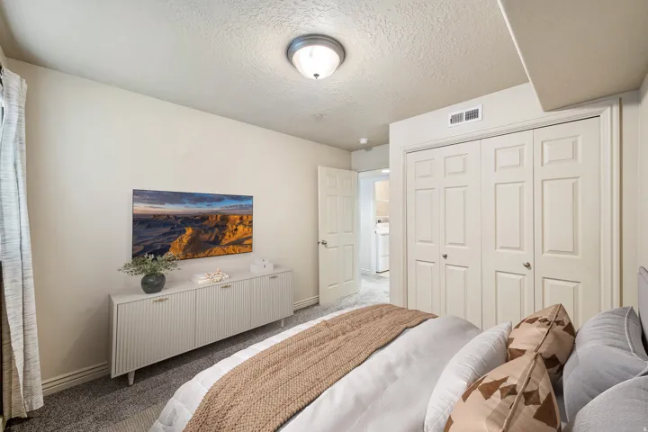 Bedroom 2. *Virtually staged photo.