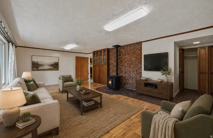 Virtually Staged Living Room