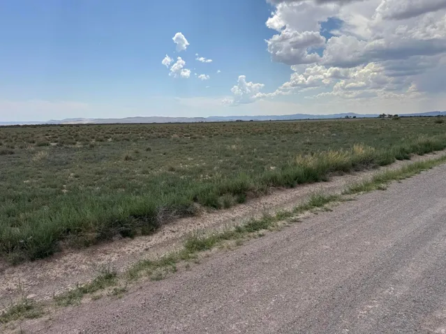Expansive open land featuring natural vegetation and a distant mountain range