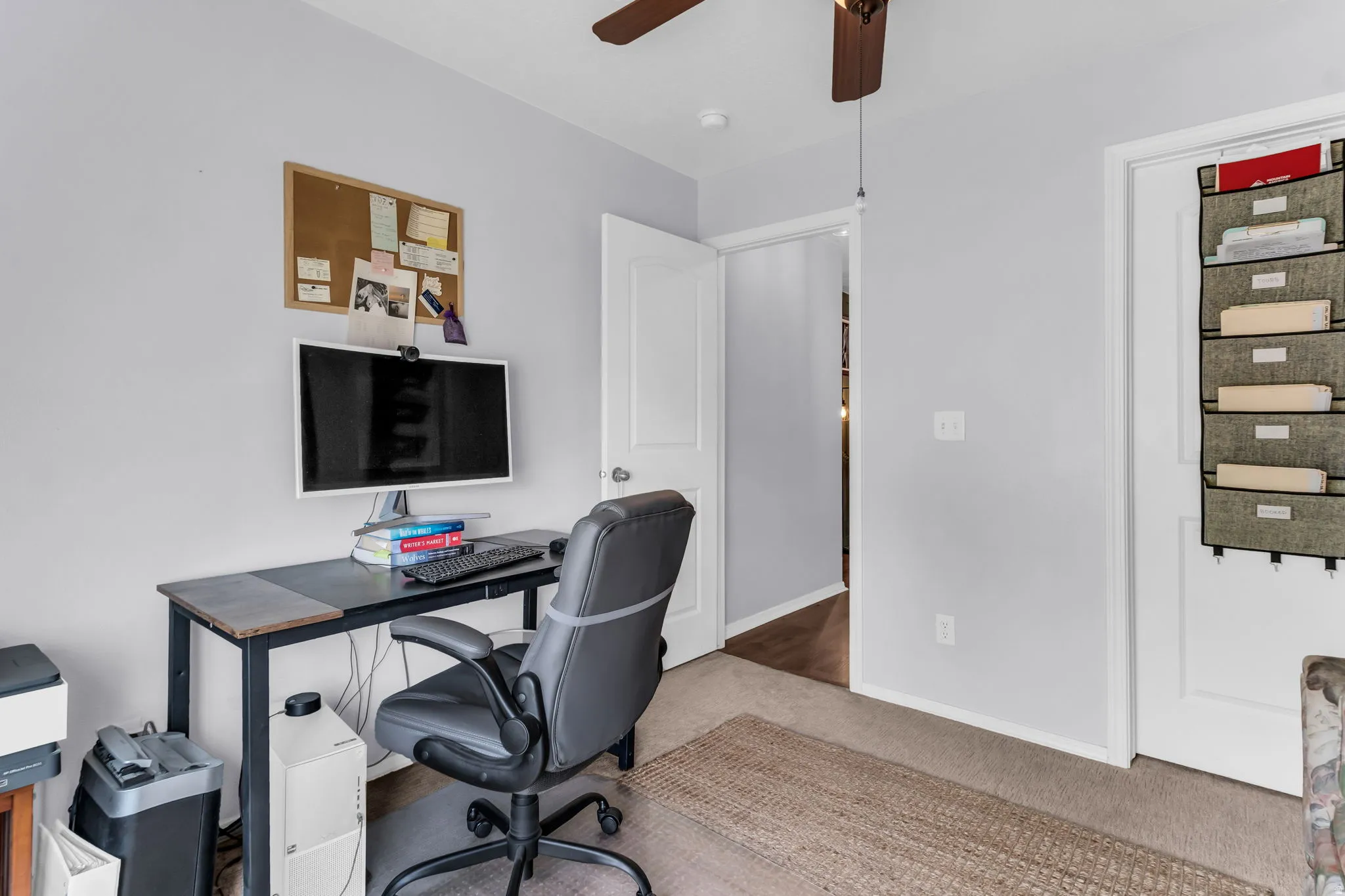 Bedroom #3 with ceiling fan