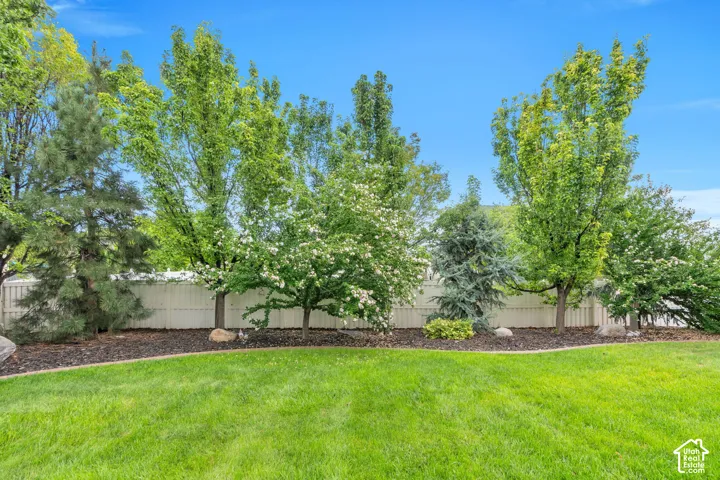 Enjoy your own private oasis, surrounded by mature trees and thoughtfully designed landscaping that has taken years to establish.