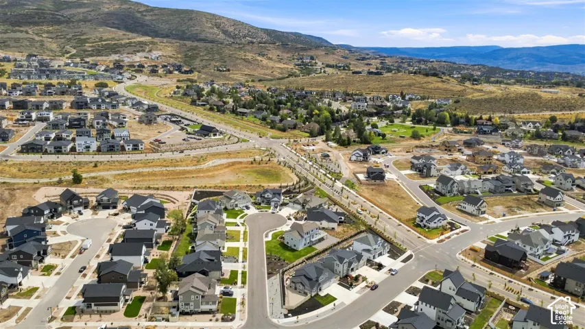 Expansive residential development featuring varied architectural styles and established roadways