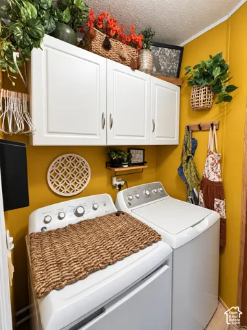 White cabinetry with brushed nickel hardware