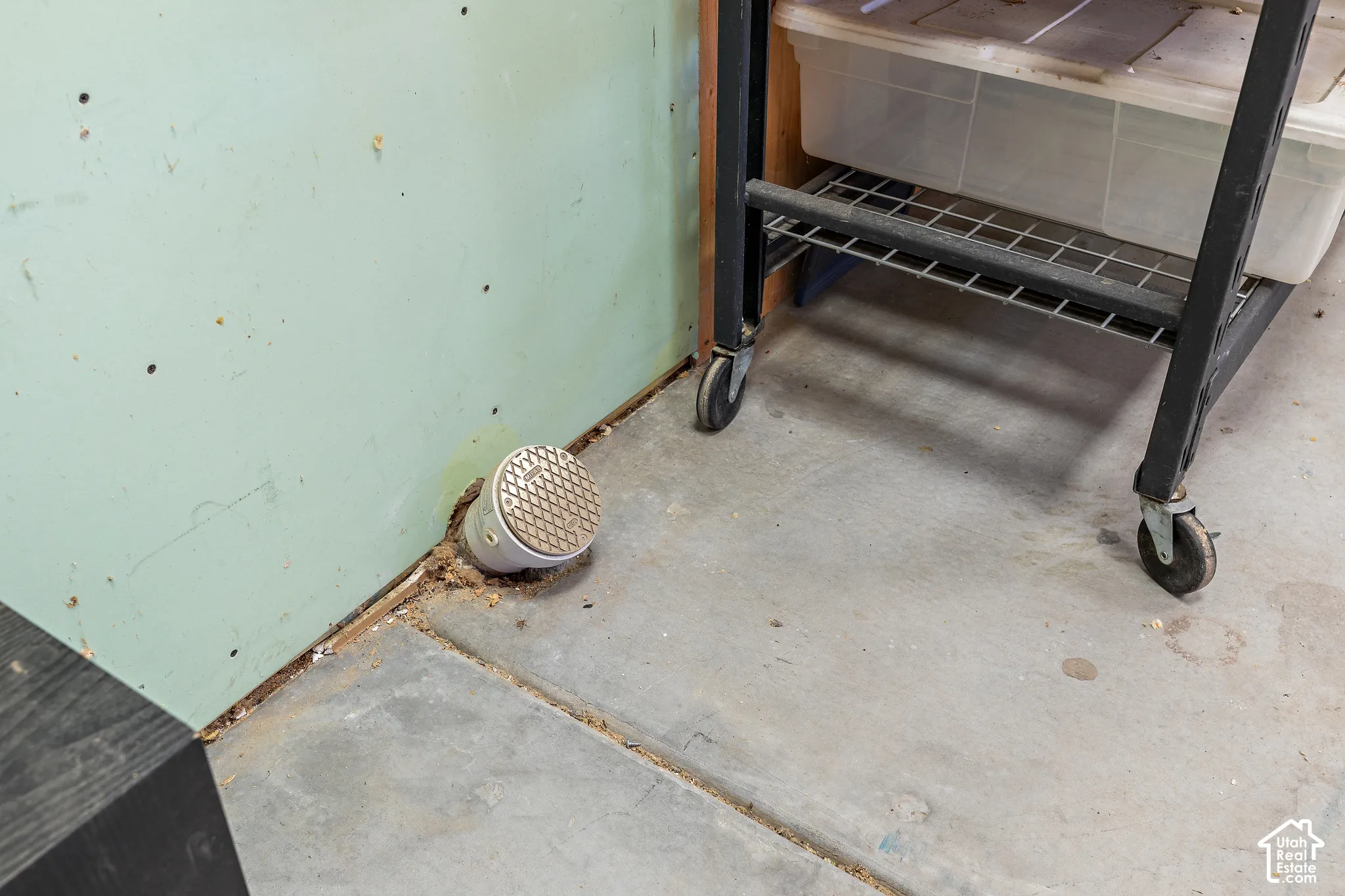 RV garage drain