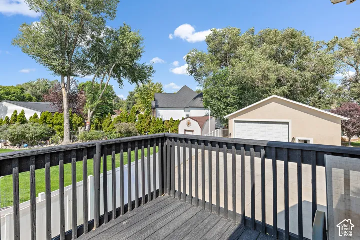 Primary  balcony with wonderful neighborhood views